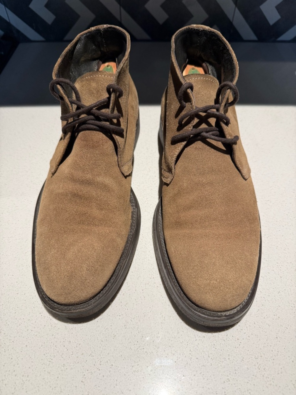 Kenneth Cole Reaction Men's Tan Suede Chukka Boots